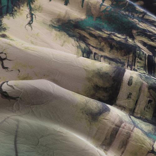 Prints Chiffon Maxi Dress Oversize O Neck Chiffon Maxi Dress Short Sleeve Maxi Dresses