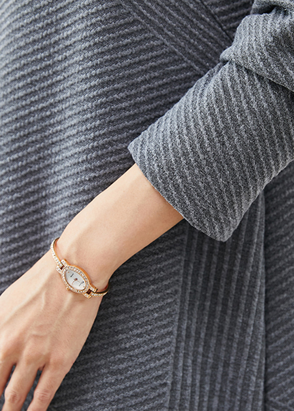 Grey Turtle Neck Cotton Vacation Dresses Fall