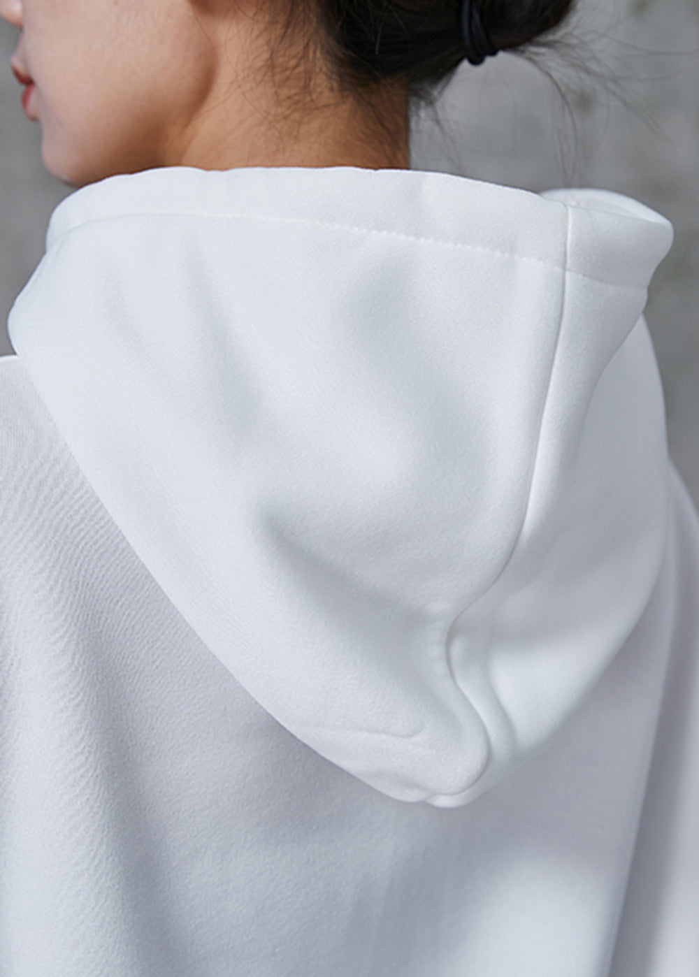 Bohemian White Oversized Love Cotton Sweatshirts Top Spring