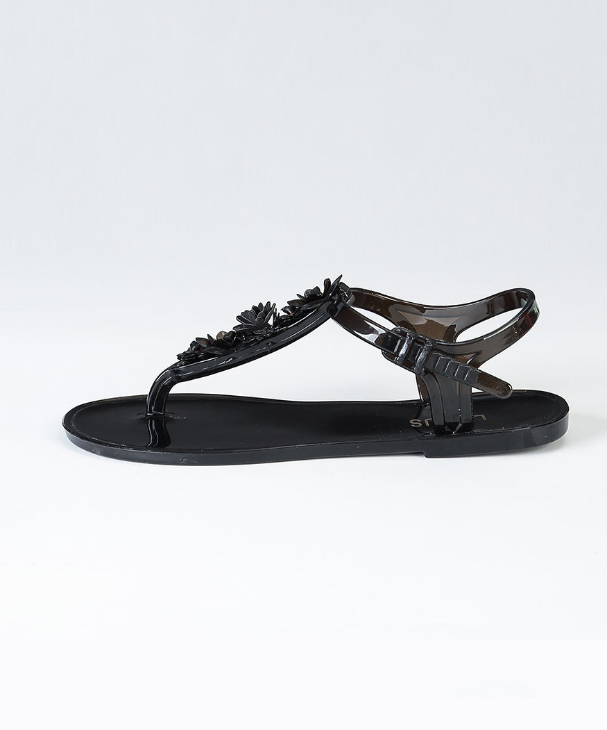 Green Splicing Beach Flip Flops Sandals