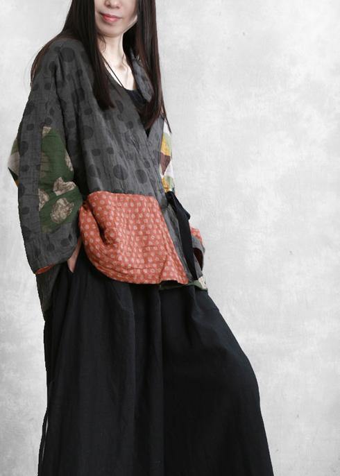 Fine Crane Coats Sleeve V Neck Trumpet Sleeves Fall Jackets