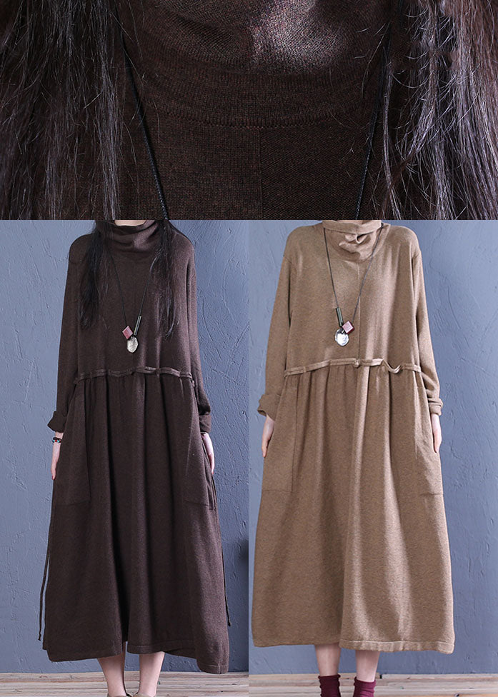 Chocolate Robe Dresses Spring