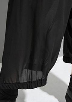 Diy Cotton Fun Striped Cotton Ankle-length Wide Leg Pants