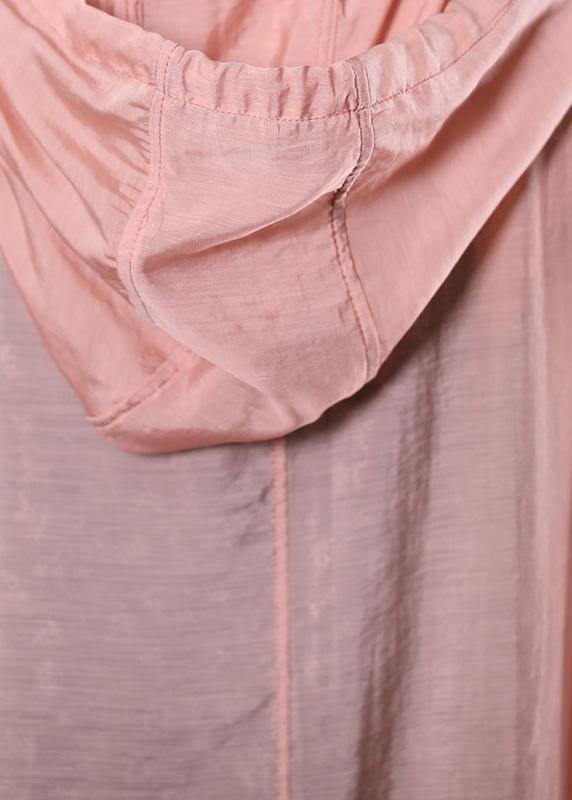 Diy Light Orange Cotton Clothes Side Open Maxi Summer Coats