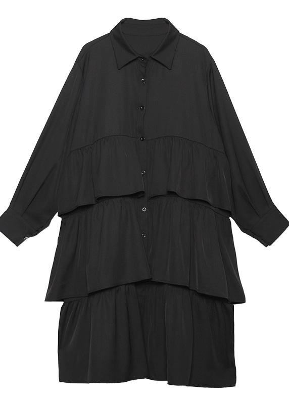 Layered Cotton Spring Clothes for Design Khaki Dresses