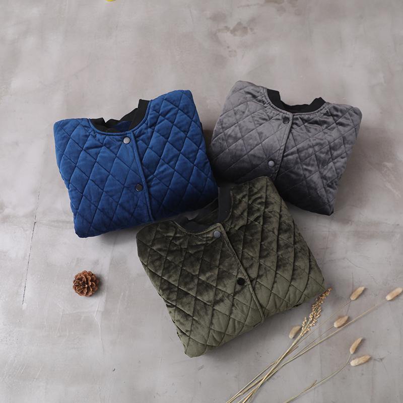 Fine Gray Winter Outwear Clothing Jackets & Coats O Neck Thick Outwear