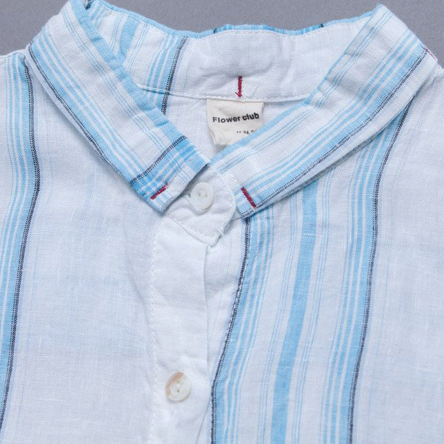 Italian Cotton Quilting Clothes Plaid Single Breasted Loose Shirt Dress