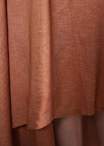 Organic Blue Cotton Clothes for V Neck Cinched Loose Dresses