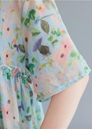 Organic V Neck Ruffles Summer Tops Ideas Blouse