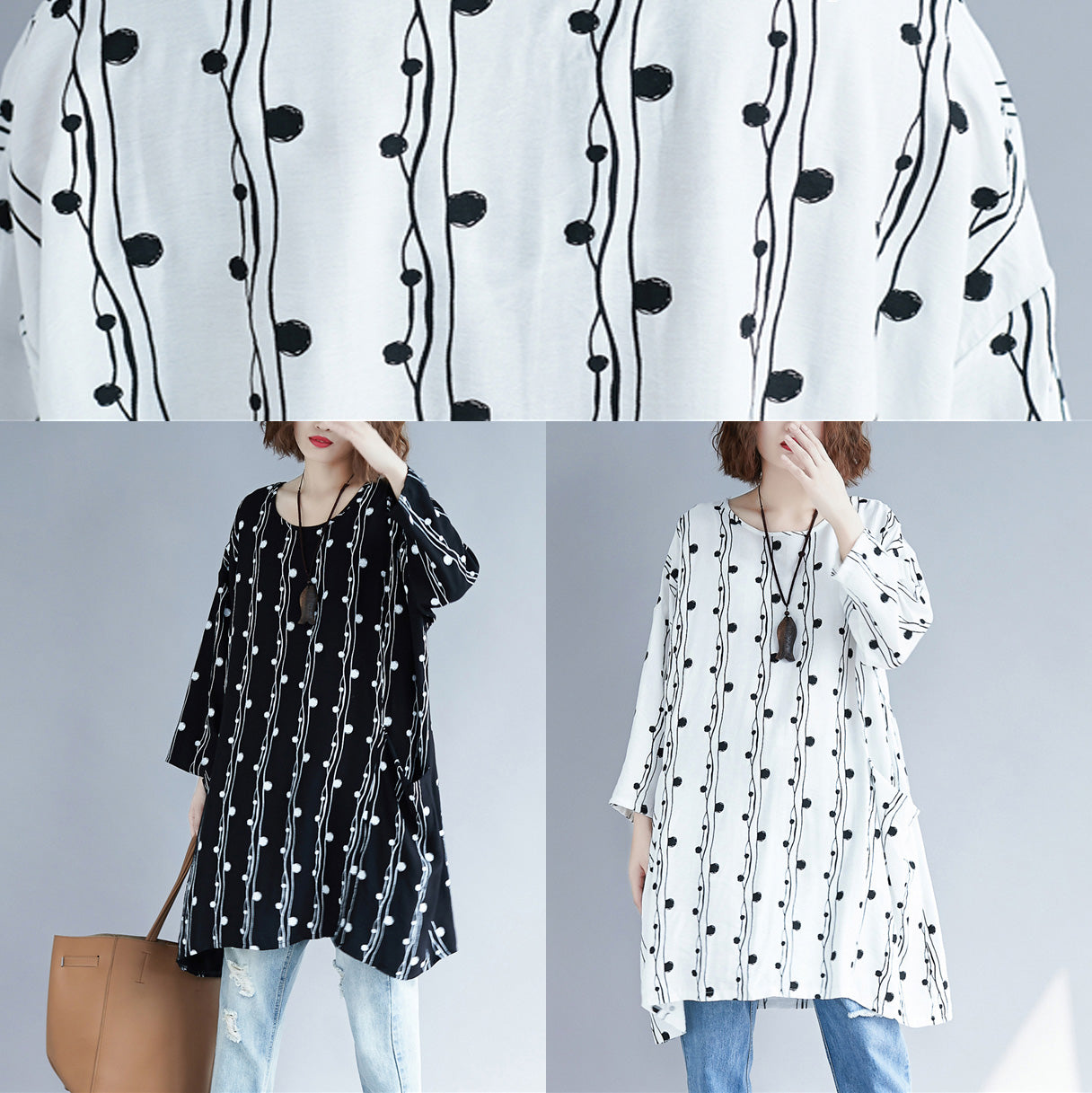 Simple White Linen Dresses Cotton Batwing Sleeve Dresses Summer Dresses