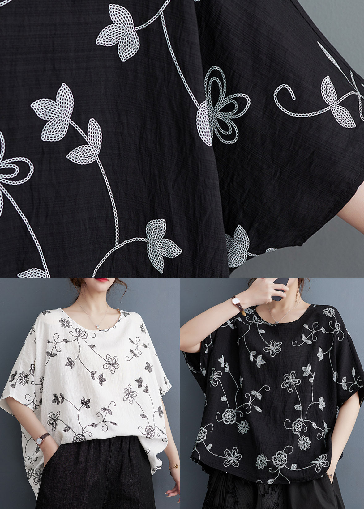White O-neck T Shirts Short Sleeve