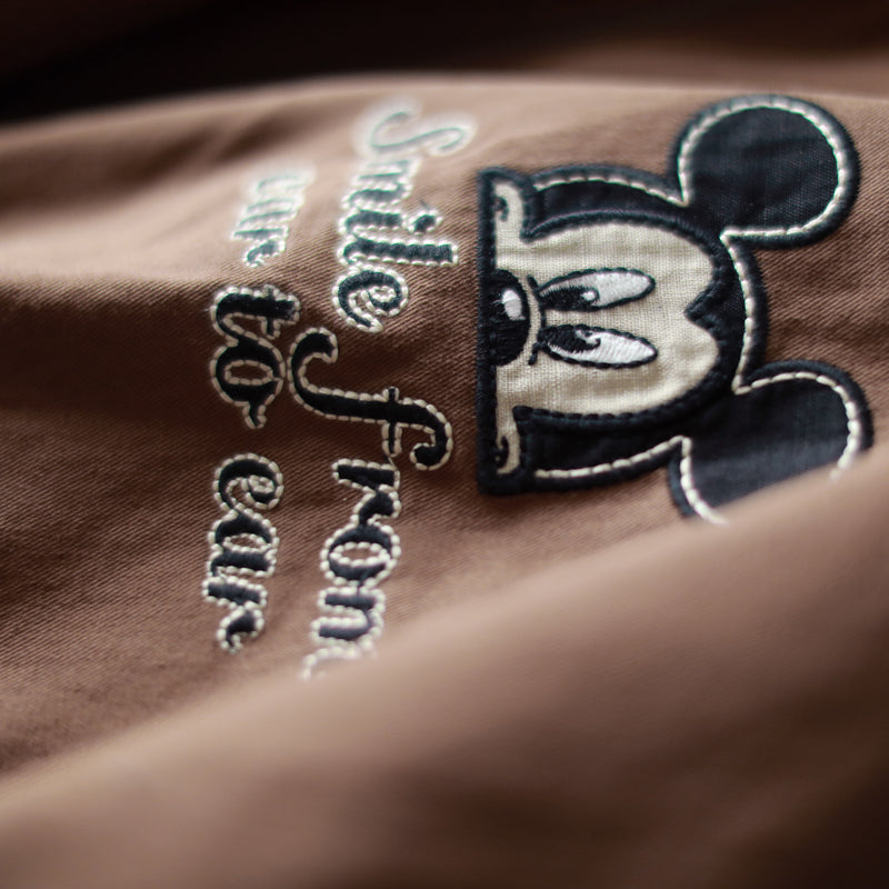 Dark Khaki Midi-length Cotton Coats Oversize Cotton Fine Zippered Hooded Natural Cotton Coat