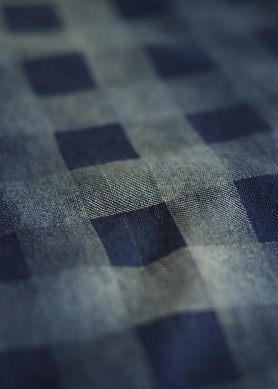 New Navy Plaid Cotton Pant Elastic Waist Pants