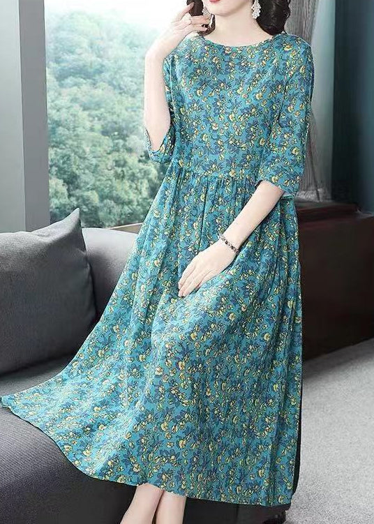 Fine Cotton Dress Clothing Printed Summer Dress