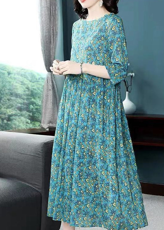 Fine Cotton Dress Clothing Printed Summer Dress
