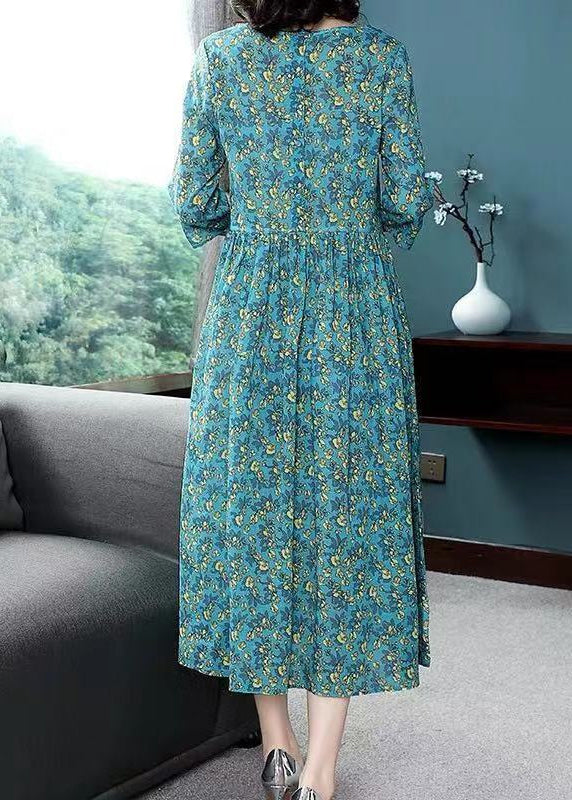 Fine Cotton Dress Clothing Printed Summer Dress