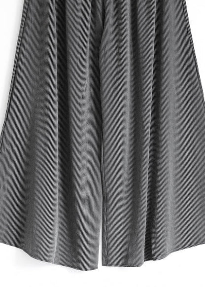 Autumn Wide Leg Pants Super Loose Linen Pants Elastic Waist Oversized