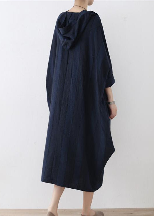 Fall Baggy Cotton Dresses Oversized Long Linen Dresses Autumn Outfits No Limit to Body Shape