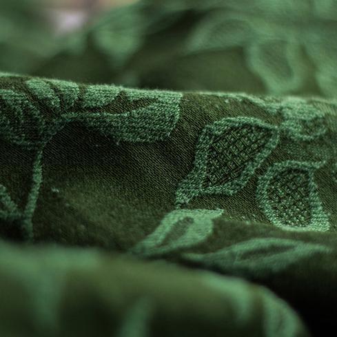 Fall Jade Green Embroidered Cotton Caftans Cotton Dresses