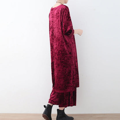 Corduroy Tops and Wide Leg Pants
