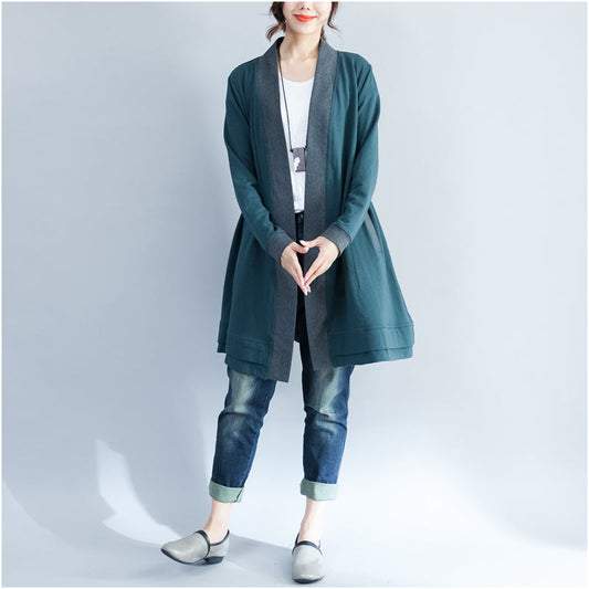 Winter Wrap Cotton Coat Long Sleeve Cardigans