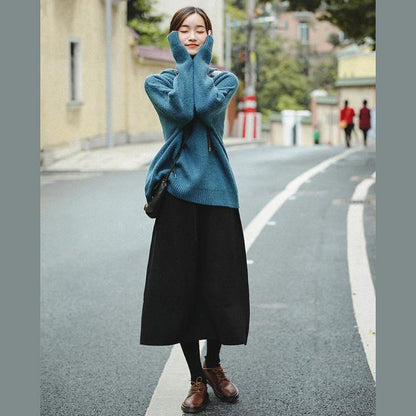 Loose Hoodie Sweater Fleece Tops