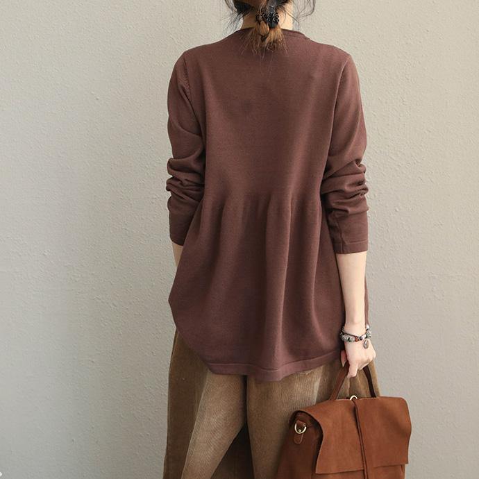 Pure Color Sweater New Tops