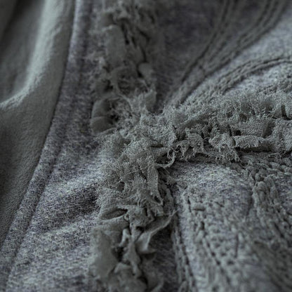 Embroidery Wool Coat for Woman Maxi Coat Coats