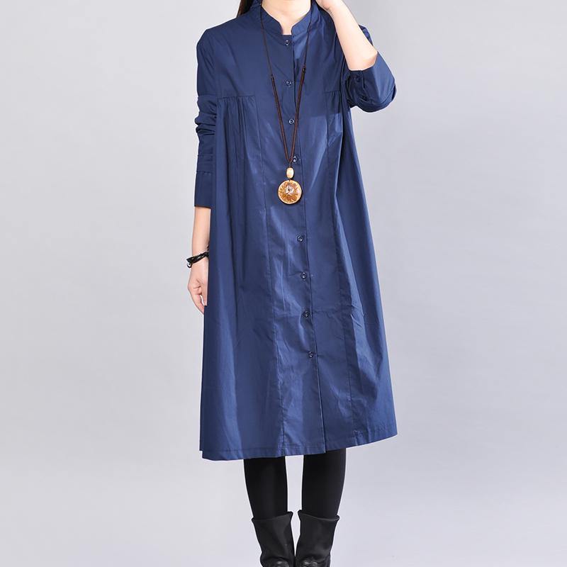 Navy Pure Linen Dresses Clothing Linen Clothing Dress Cinched Color Linen Dresses