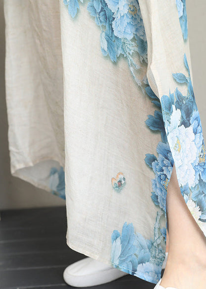 Nude Prints Chiffon Maxi Dress Asymmetric Chiffon Clothing Dresses New Short Sleeve Maxi Dresses
