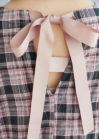 Plue Size Plaid Cotton Linen Tops and Hot Pants Two Pieces Summer