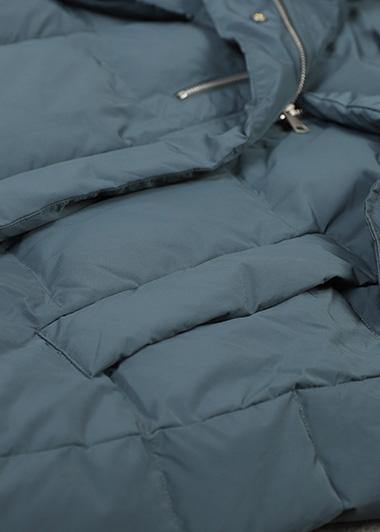 Gray Green Outwear Jackets & Coats Sleeveless Stand Collar Winter Outwear