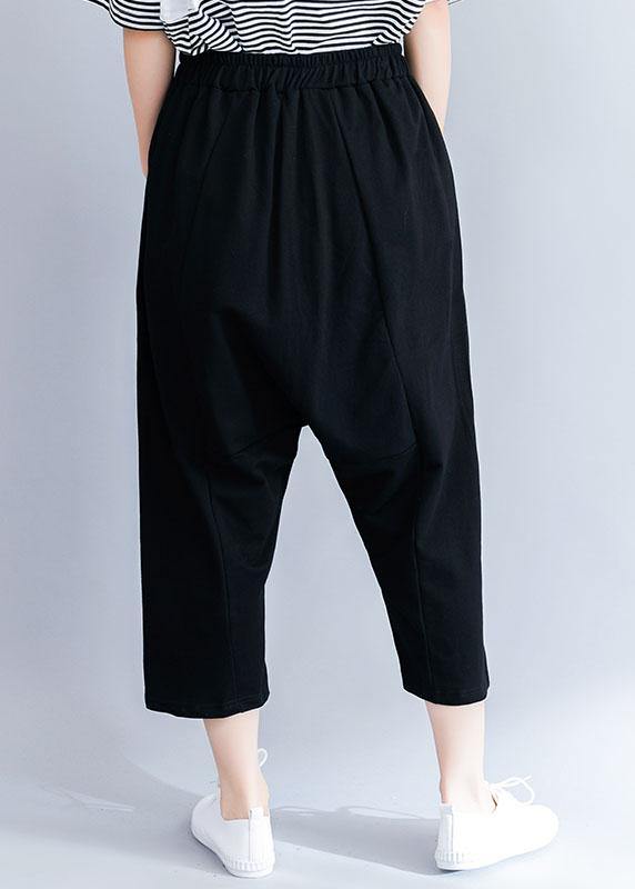 Summer New Cotton Blended Loose Pants Wild Wide Leg Pants