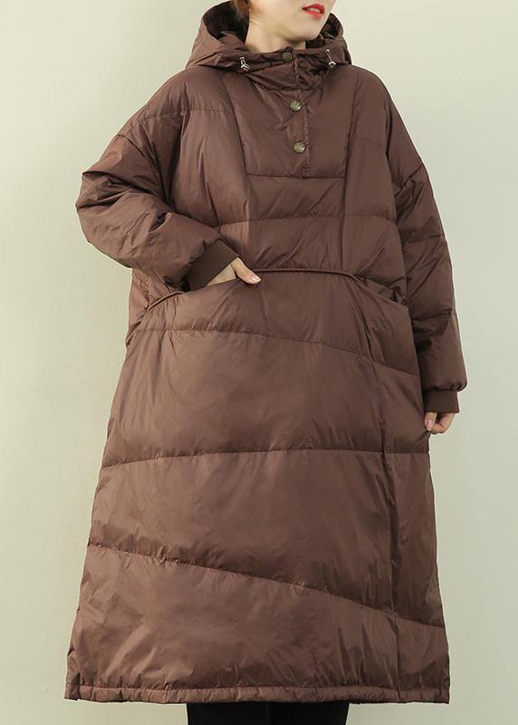 Green Warm Puffer Jackets Winter Hooded Clothes
