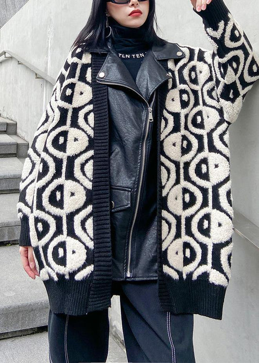 New Autumn Winter Leisure Thickening Knitted Pu Leather Jacket