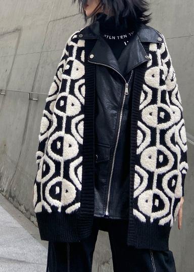 New Autumn Winter Leisure Thickening Knitted Pu Leather Jacket