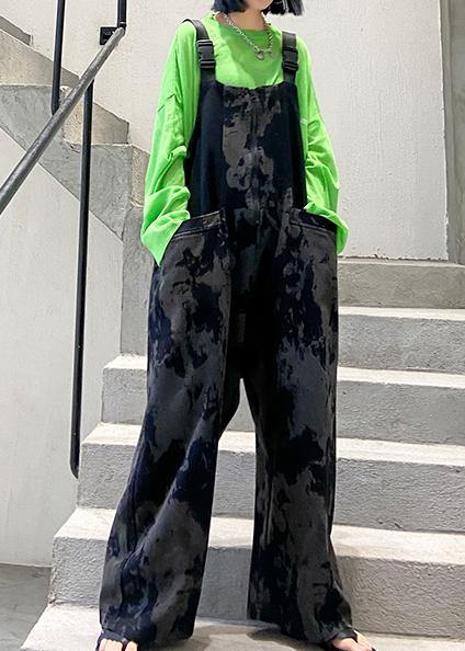 Popular Overalls Summer Large Size Loose Straight Tube Siamese Pants