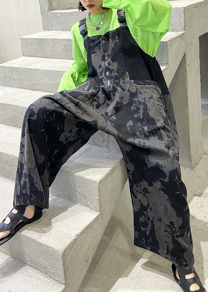 Popular Overalls Summer Large Size Loose Straight Tube Siamese Pants