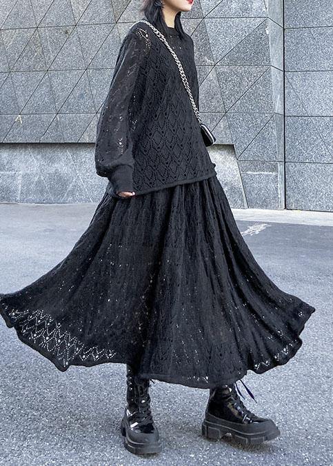 Spring New Super Fairy Sweater Skirt Two-piece Suit