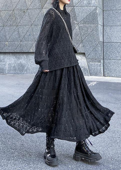 Spring New Super Fairy Sweater Skirt Two-piece Suit
