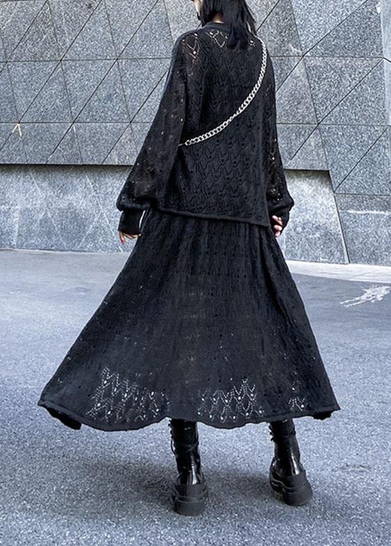 Spring New Super Fairy Sweater Skirt Two-piece Suit