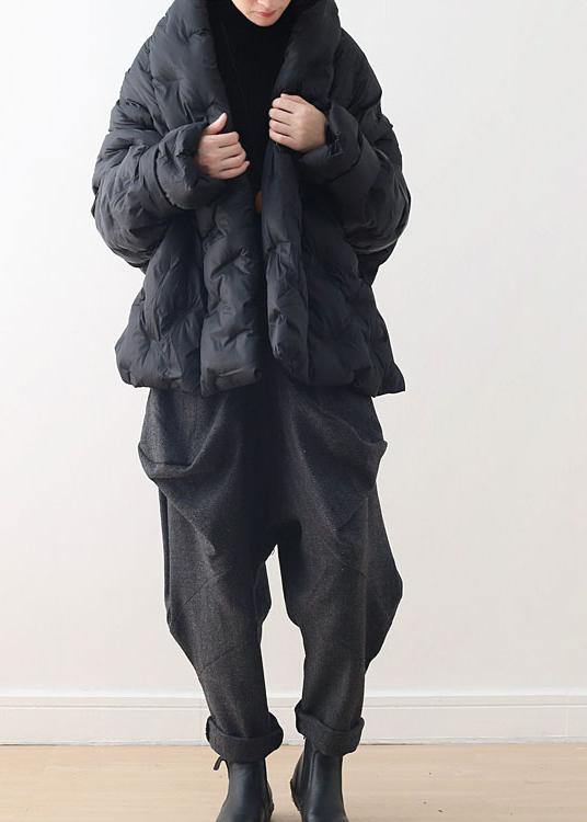 Short Loose Large Size Down Cotton Concealed Buckle Thin Cotton Padded Coat
