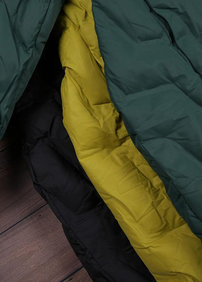 Yellow Coat Hooded Parka Overcoat-limited Stock