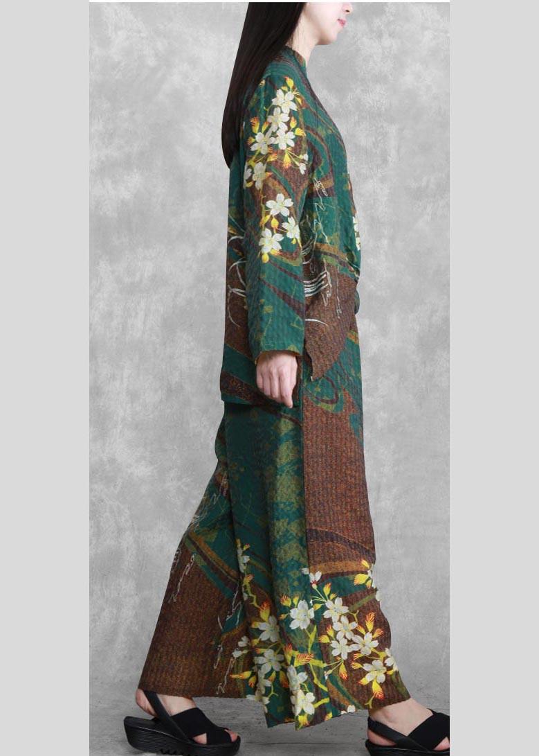 New Suit Loose Irregular Yellow Shirt + Wide Leg Pants