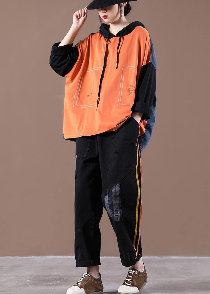 New Loose Large Orange Suit