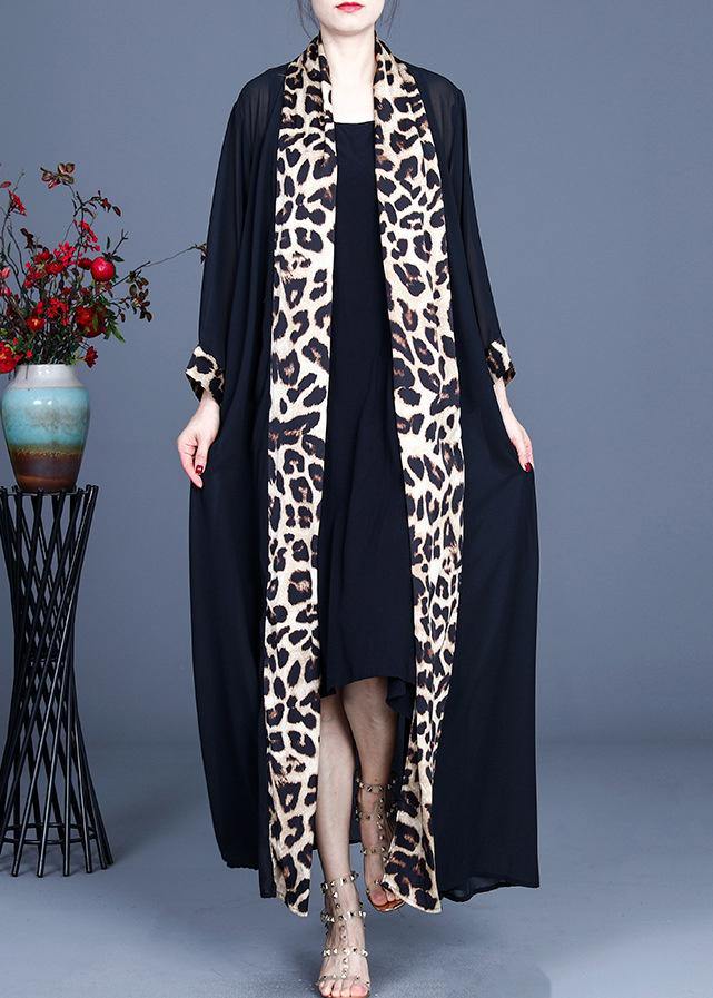 Summer Long Style With Leopard Print