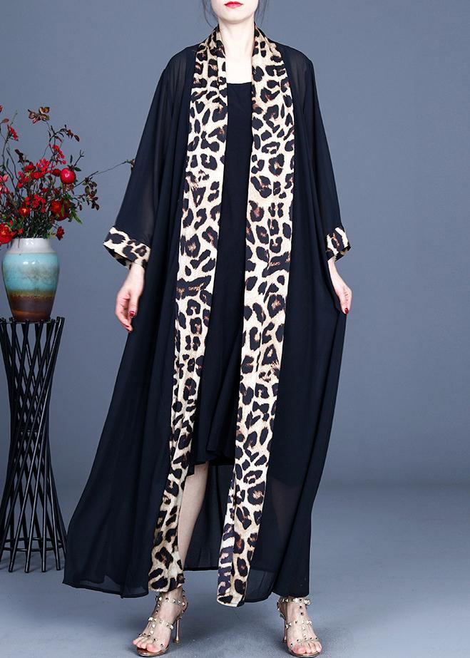 Summer Long Style With Leopard Print