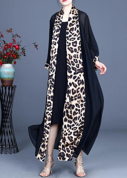 Summer Long Style With Leopard Print