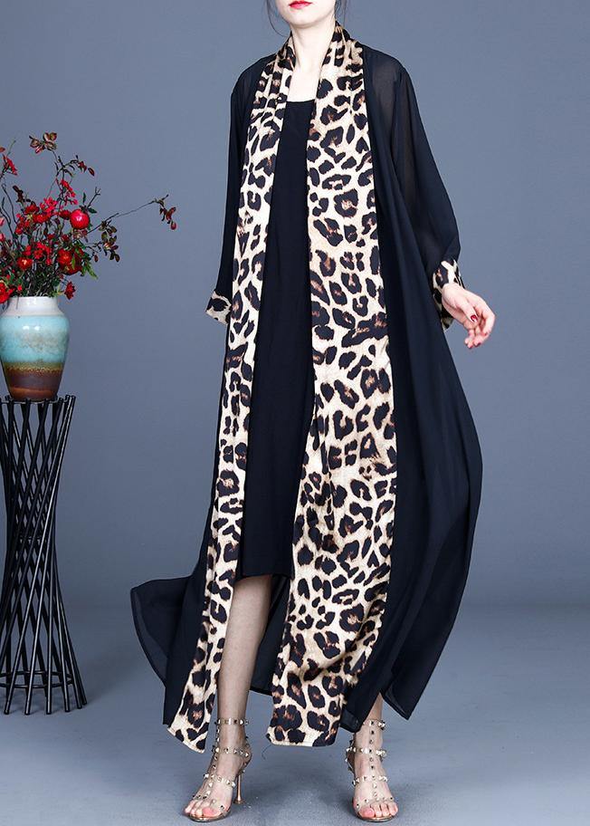 Summer Long Style With Leopard Print