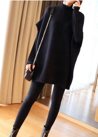 French Light Green O-neck Patchwork Fall Knit Knit Vest